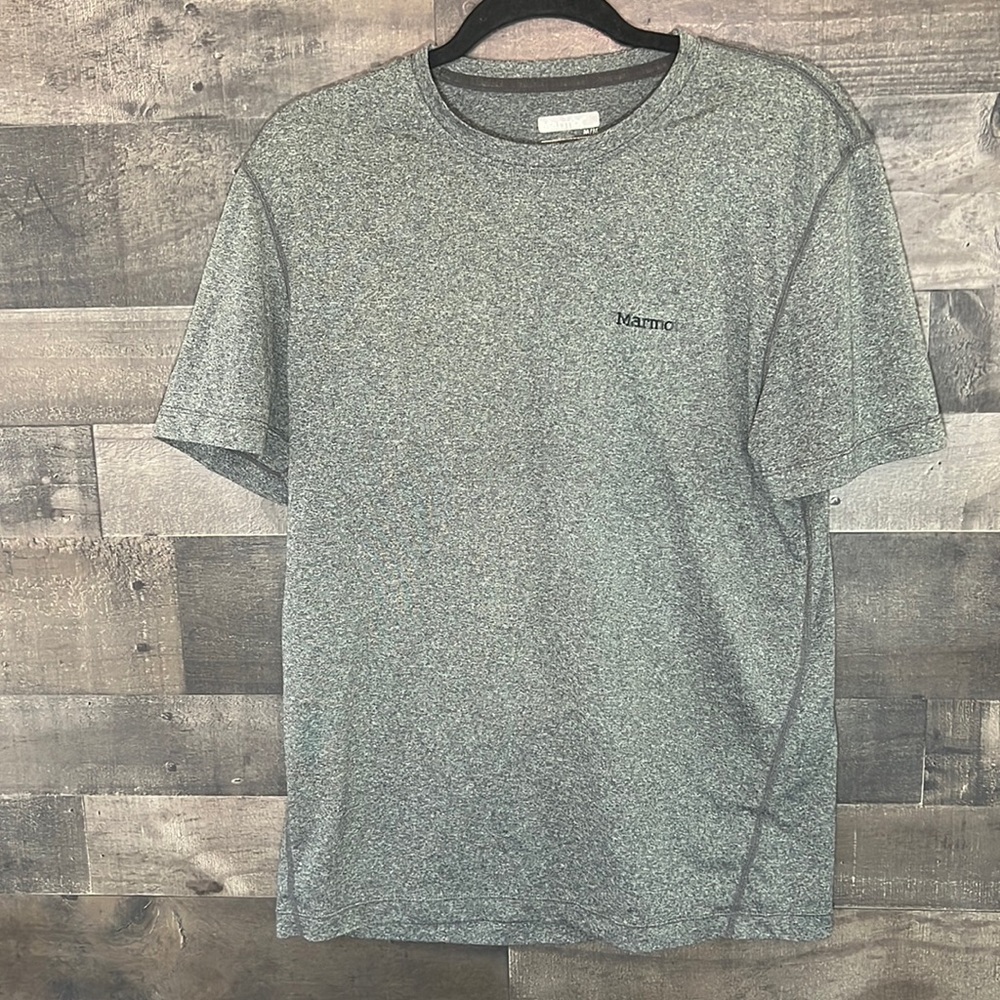 Nice Gray Marmot Short Sleeve T-Shirt